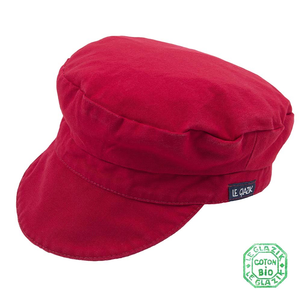 Organic Cotton Le Glazik Sailor Cap Kermes