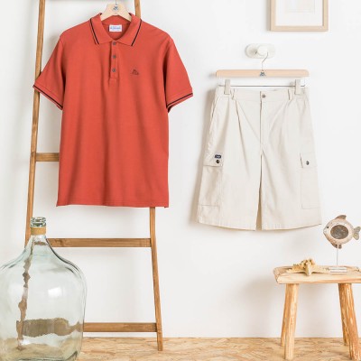 Zeus Bisque polo homme Le Glazik et blavet