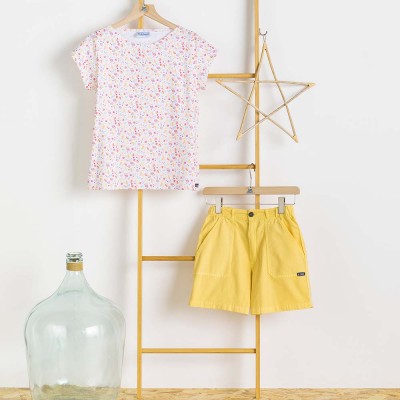 T-shirt woman the Glazik Kanaris and shorts