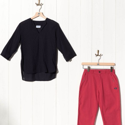 Vestale, Pitch Sailor smock in very light fabric and pants