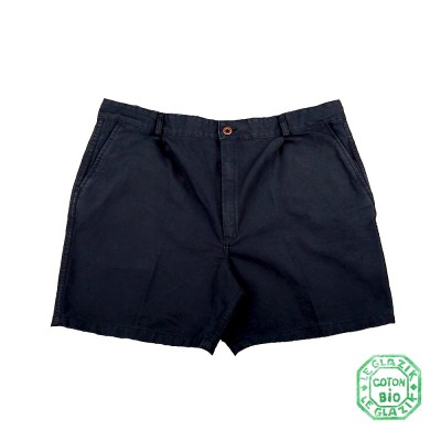 Carnac, Organic cotton canvas shorts navy