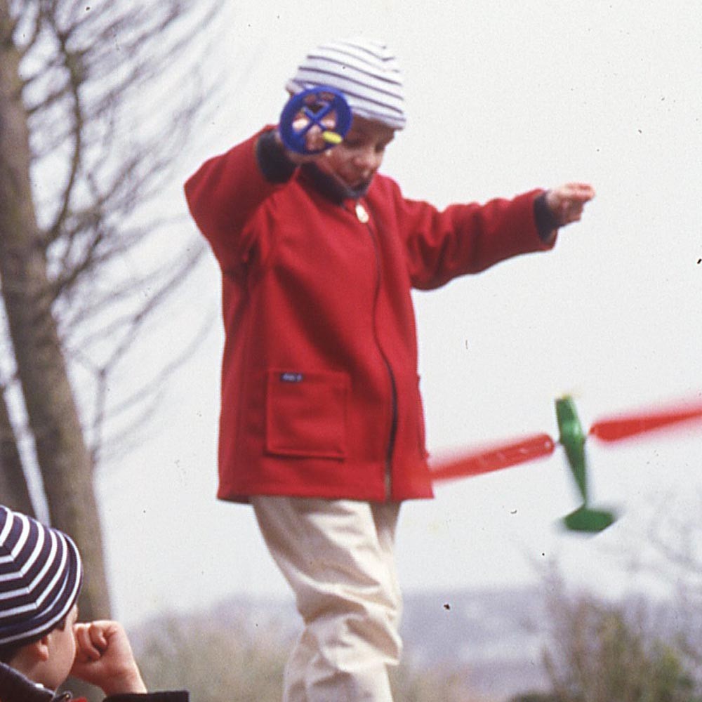 Yann, Parka en laine enfant rouge Yann, Parka en laine enfant rouge