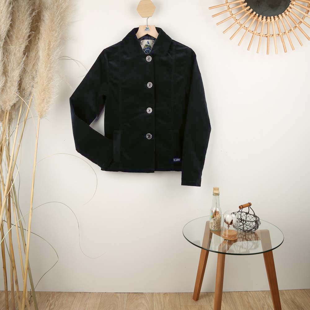 Faustine, Veste femme Le Glazik doublée en velours côtes fines Faustine, Veste femme Le Glazik doublée en velours côtes fines
