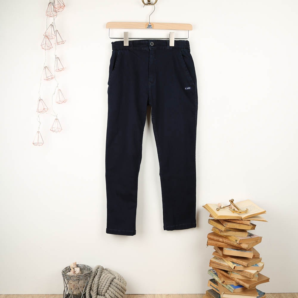 Pénélope, Denim Capri pants - Maison Le Glazik