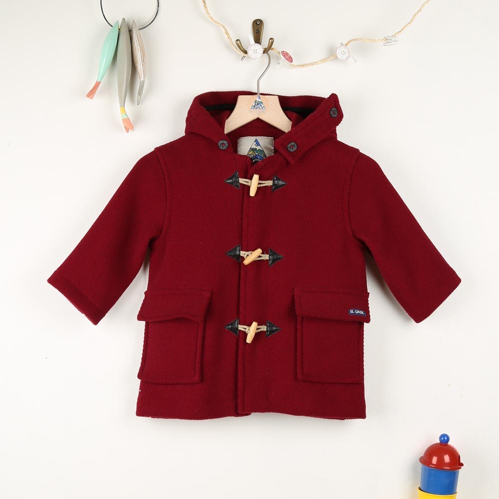 Gavroche, manteau en chevrons laine enfant Le Glazik Gavroche, manteau en chevrons laine enfant Le Glazik