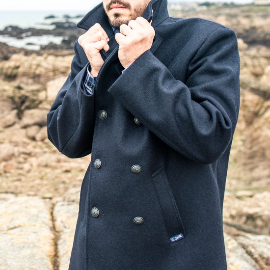 Pea jacket mens cheap