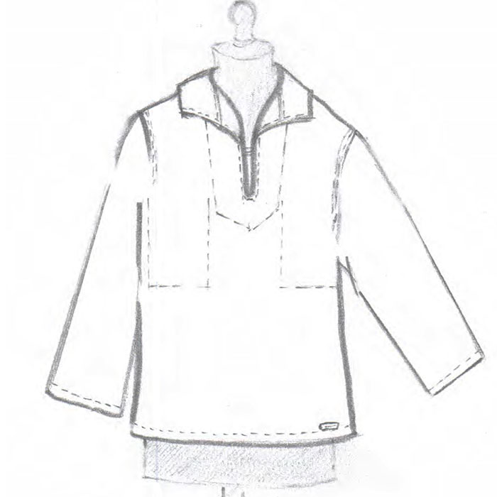 The genuine French sailor's smock